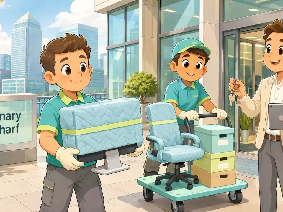 Giga Removals Canary Wharf removals team